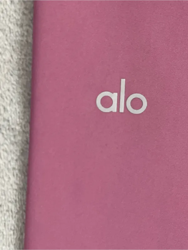 Alo Yoga 7/8 High-Waist Airlift Leggings Pink Wild Rose activewear yoga Pilates - Image 6