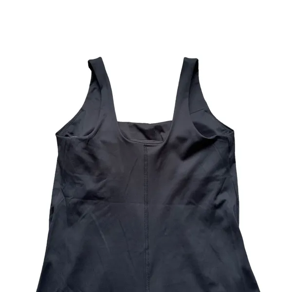🆕Old Navy Active Black PowerSoft Square Neck Athletic Dress - Image 7