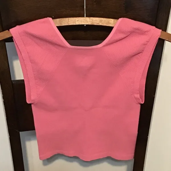 Free People V-Neck Ribbed Top XS/S in Sweet Pea New Without Tags - Image 11