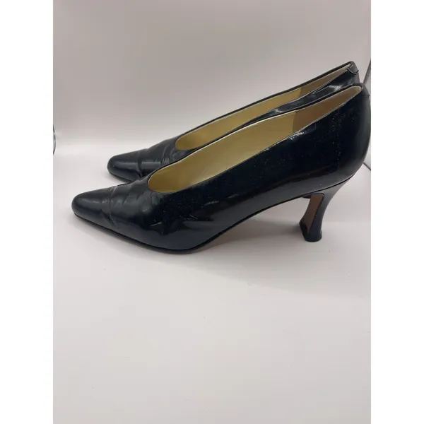 Bruno Melli Two Womens shoes black size 8‎ Patent Leather - Image 5