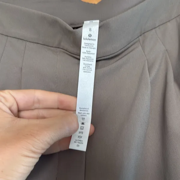 Lululemon gray work pants size 8 - Image 2