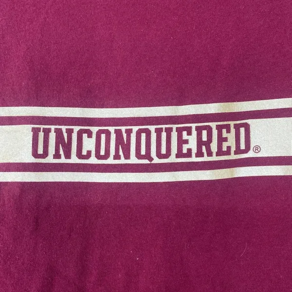 Pink Victoria Secret w/5th & Ocean FSU UNCONQUERED Graphic Tee sequin women sz S - Image 7