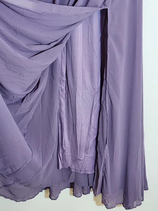 Lulus Low Cut Light Purple Formal Maxi Dress Size Small NWT Wedding Guest Prom - Image 8