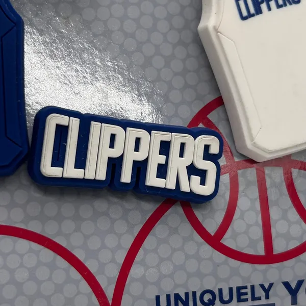 NEW‎ Crocs NBA Los Angeles Clippers Jibbitz 5-Pack Shoe Charms Basketball - Image 6