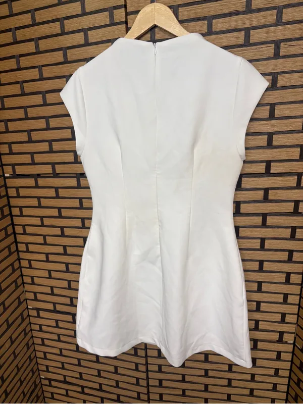Angel biba white dress size large - Image 2