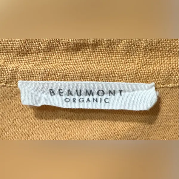 Beaumont Organics Ximena-May Organic Cotton‎ & Linen Blouse Sunflower Small $205 - Image 6