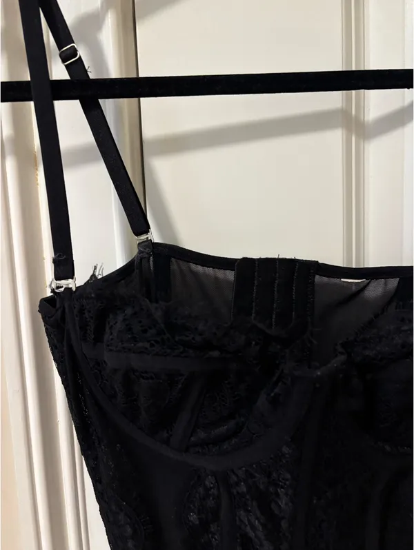 Corset top Black Size M - Image 2