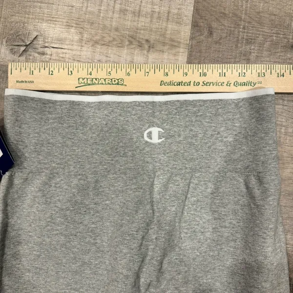 Champion Oxford Gray /White Seamless Leggings With Logo On Legs Womens Large NWT - Image 7