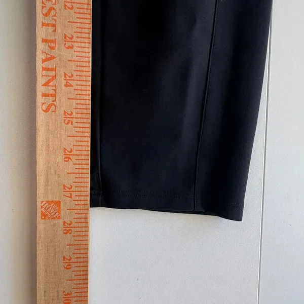 Lululemon City Sleek 5 Pocket 7/8 Pant Women 10 Black High Rise Seam Detail - Image 6