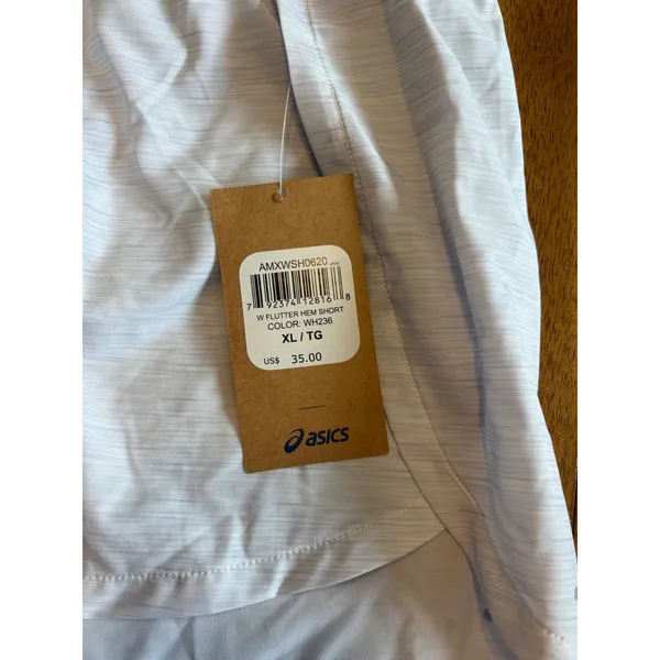 Asics Flutter Hem Running Shorts‎ Athletic Lightweight XL - Image 3