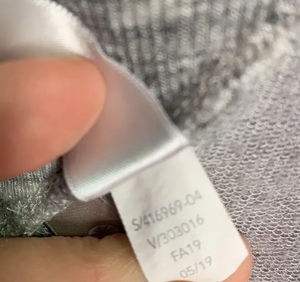 Athleta Nirvana Wear Two Ways Soft Stretchy Wrap Grey 416969 W-247 Sz S - Image 6