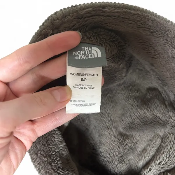 The North Face Y2K Faux Fur Lined Corduroy Hat Dark Green Women’s Small - Image 6
