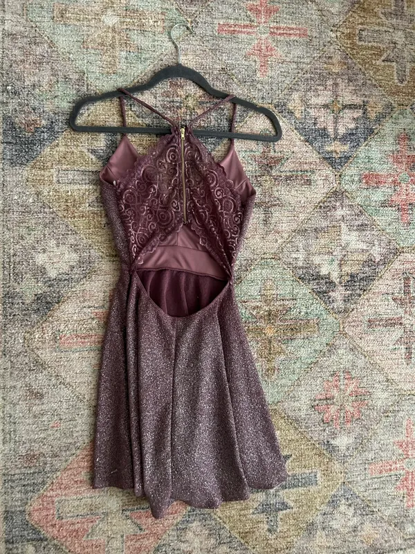 Windsor Lace Back Homecoming Dress - Image 2