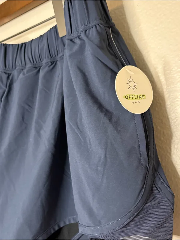 OFFLINE By Aerie High Waisted 3" Butterfly Hem Hot Stuff Short XXL 2X plus size - Image 5