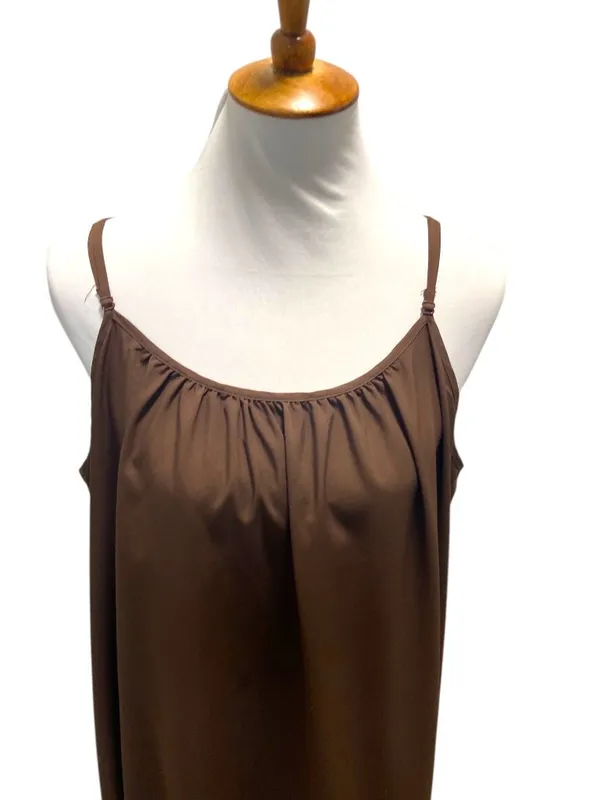 Vonda Prairie Maxi Dress Chocolate Brown Size 4XL Boho Coastal Vacation Summer - Image 8