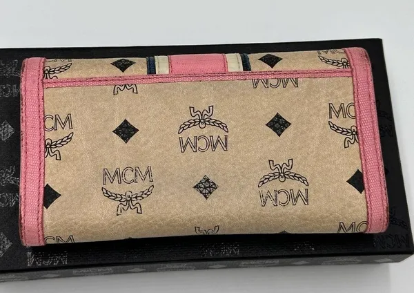 MCM MCM Multicolor Visetos Coated Canvas and Leather Long Trifold Wallet - Image 2
