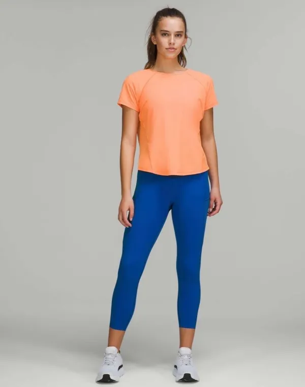 Lululemon Fast and Free High-Rise Crop 23" Blazer Blue Tone 6 - Image 9