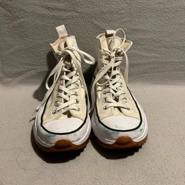 Converse Run Star Hike Platform Unisex High Top Sneakers light beige M 6.5 W 8 - Image 3