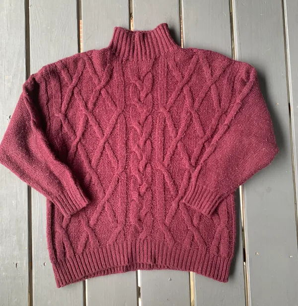 Express Oversized Mockneck Sweater - Image 3
