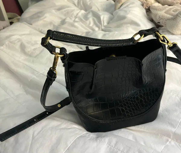 Black Bucket Bag - Image 4