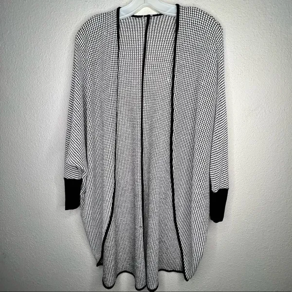 Designer Cardigan‎ Sweater Black Size L - Image 3
