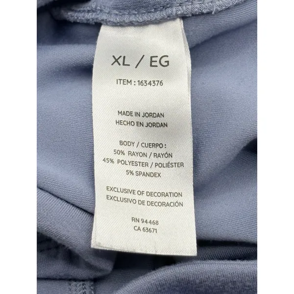 Sage Collective Soft Knit Scuba Joggers Blue Gray Pockets Size XL Lounge Pants‎ - Image 8