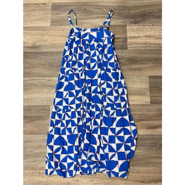 Abel the Label Geometric Print Maxi Dress Women’s Small - Image 2