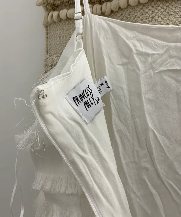 Princess Polly White Mini Dress - Image 7