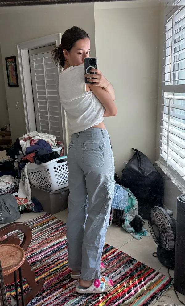 American Eagle blue Cargo Pants - Image 3