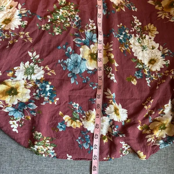 Final Touch Floral Spaghetti Strap Dress M - Image 5