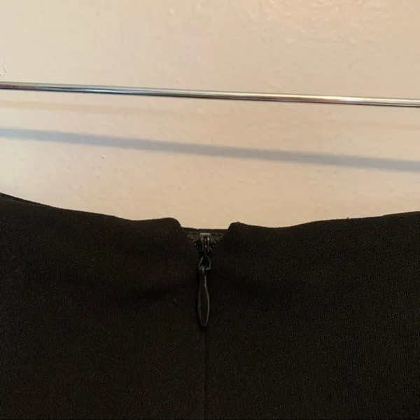 Carlisle Black Skirt with Pleated Layer - Image 6