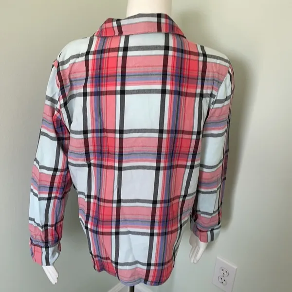 Victoria’s Secret Plaid Light Blue Pajama Set SM - Image 4