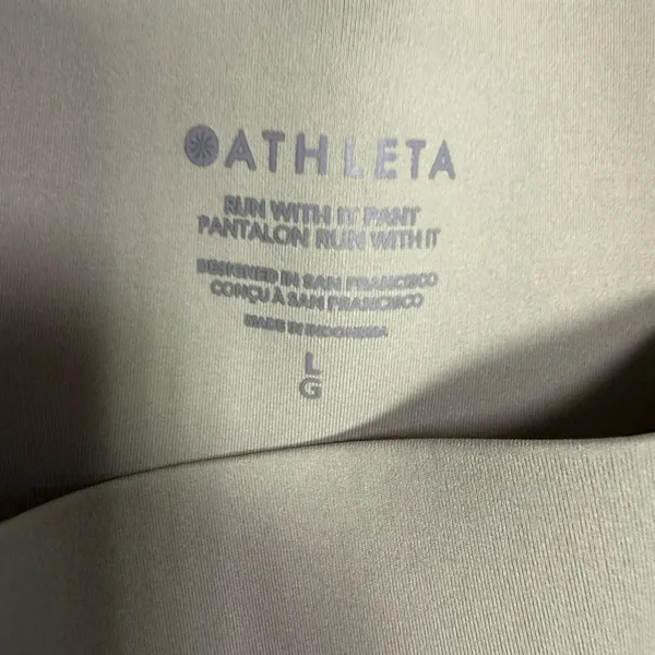 Athleta run with it safe Olive Green Women's Jogger Pants size large no flaws - Image 5