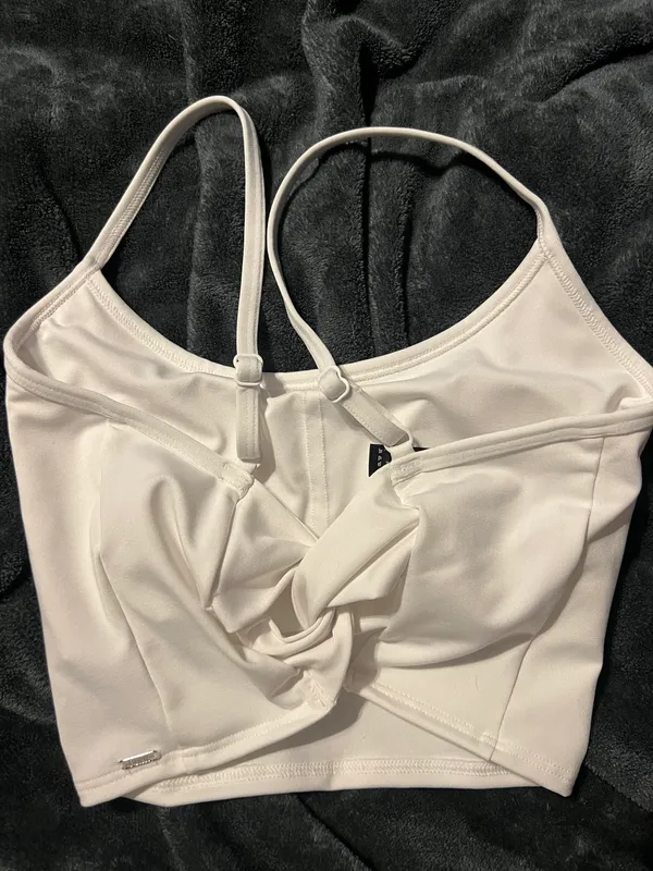 Victorias Secret Pink Active Twist Back Sports Bra - Image 2
