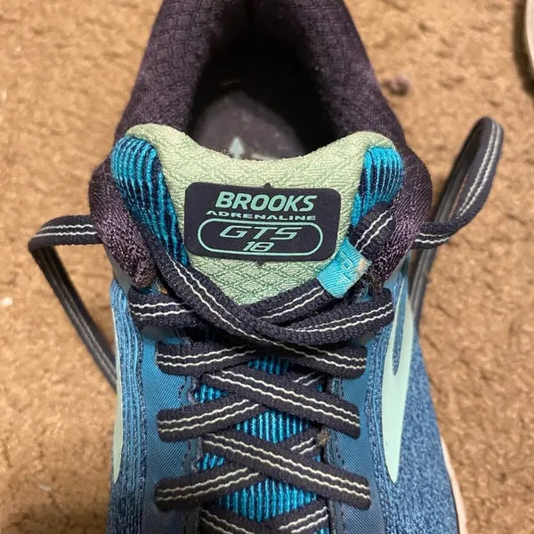 Brooks Adrenaline GTS 18 Blue Teal Mint Running Shoes‎ Womens Size 7 - Image 6