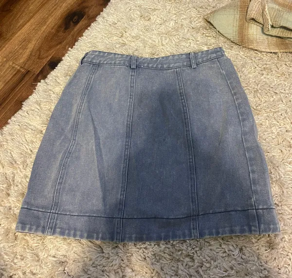 Boutique Mini Skirt Blue Size M - Image 3