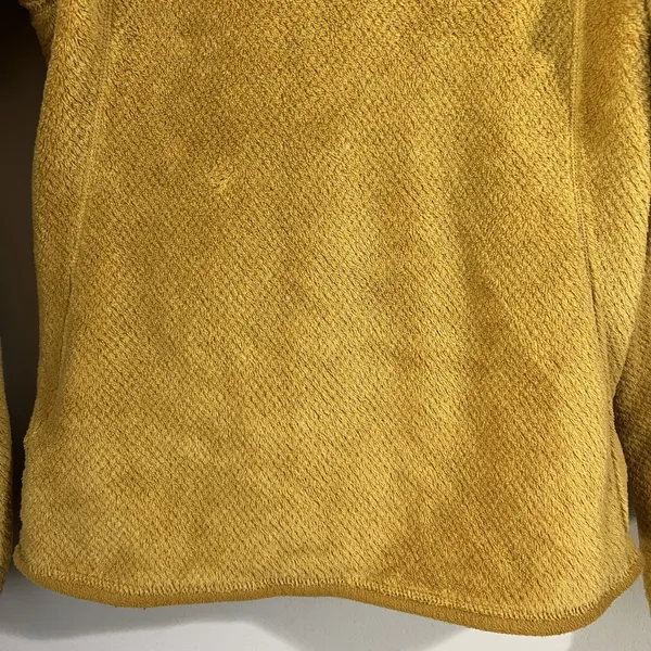 Patagonia Women's Small Re-Tool Snap-T Polartec Pullover Mustard Yellow Gold - Image 7