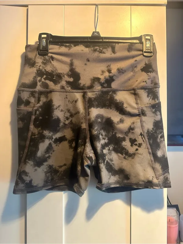 Evolution And Creation Tie-Dye Bike Shorts Side Pockets - Image 6