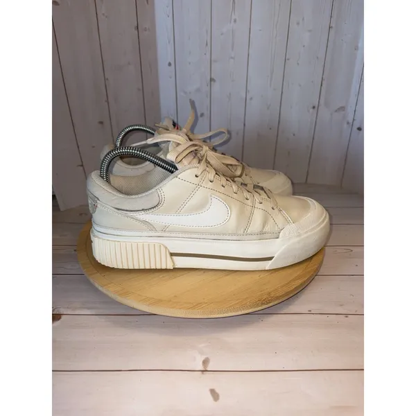Nike Women's Court Legacy Lift Size 7 Cream Ivory - Image 2