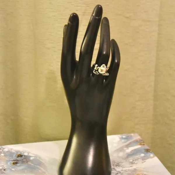 Silver Frog Ring - Image 6