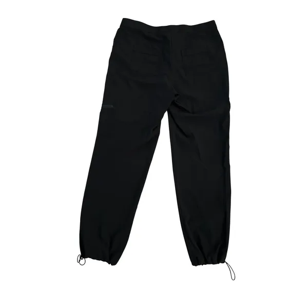 Zenergy by Chico's Black Cargo Pants Size 1.5 Regular Adjustable Ankle Bungee - Image 2