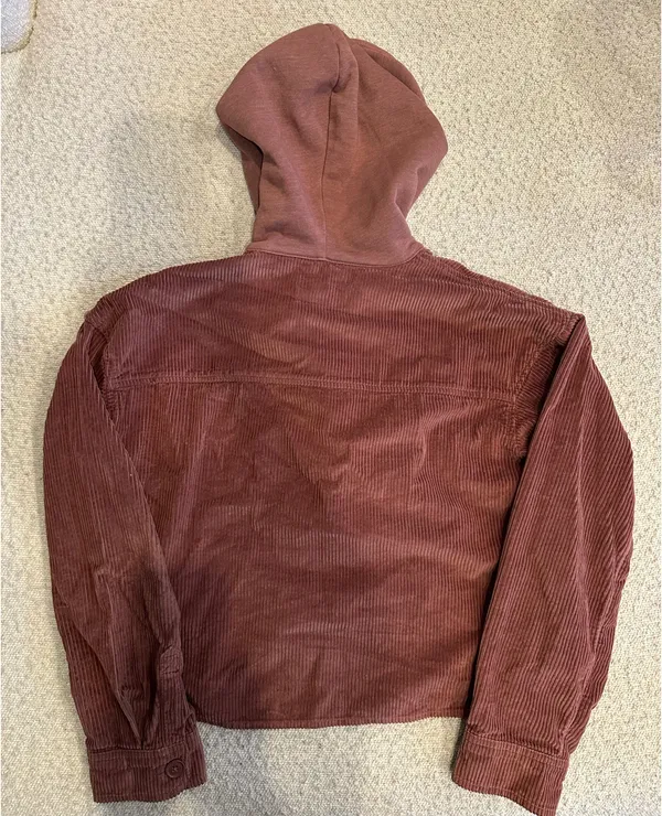 American Eagle Pink Corduroy Jacket - Image 2