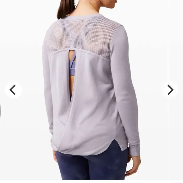 Lululemon Back to Balance Iced Iris cashmere sweater - Image 7