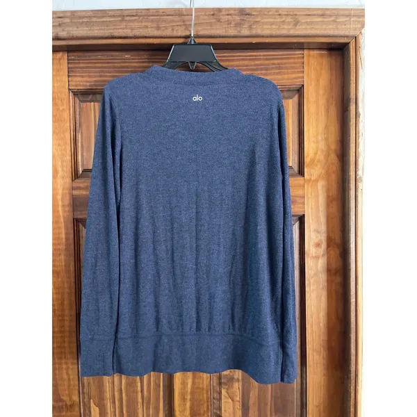 ALO GLIMPSE PULLOVER NAVY MEDIUM - Image 6