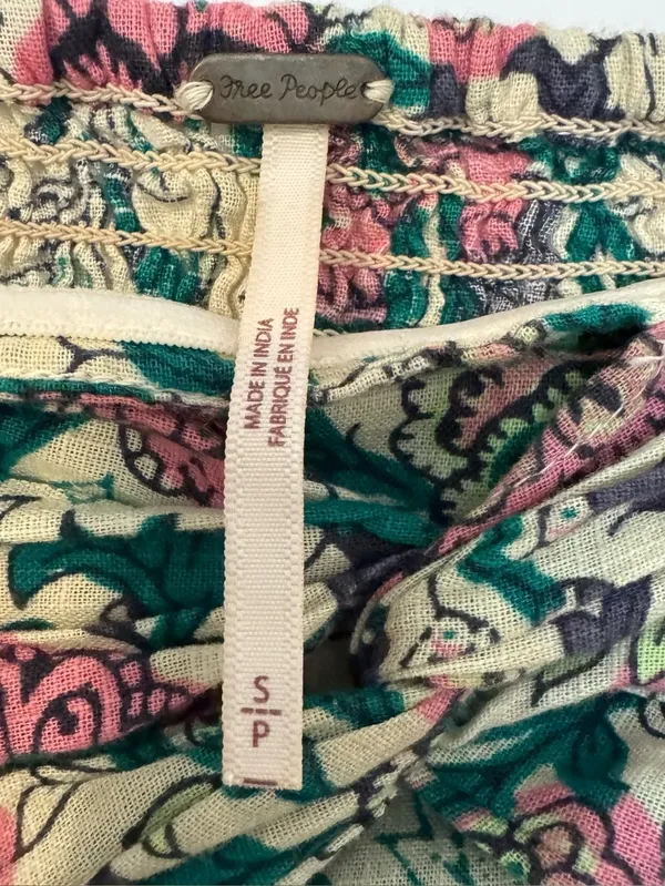 Free People One More Time Tube Top in Tea Combo Size Small - Image 12
