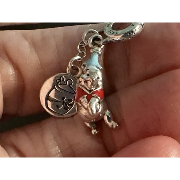 PANDORA Disney Winnie the Pooh HapBee Birthday Dangle Charm 799385C01 S925 ALE - Image 2