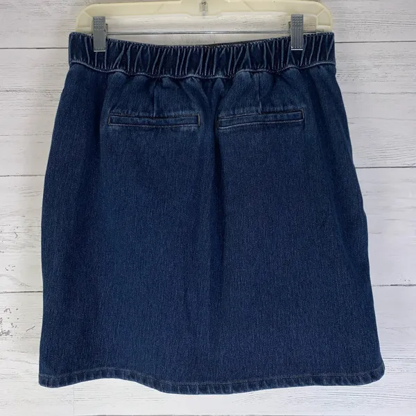 Charter Club mini denim skort blue womens size small - Image 3