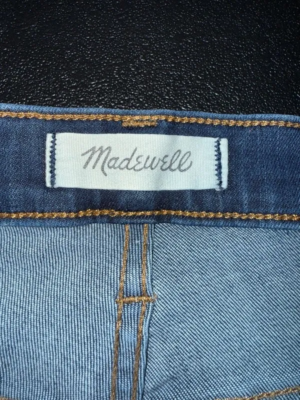 Madewell 9" High-Rise Skinny Jeans Dark Wash Denim size-28 - Image 2
