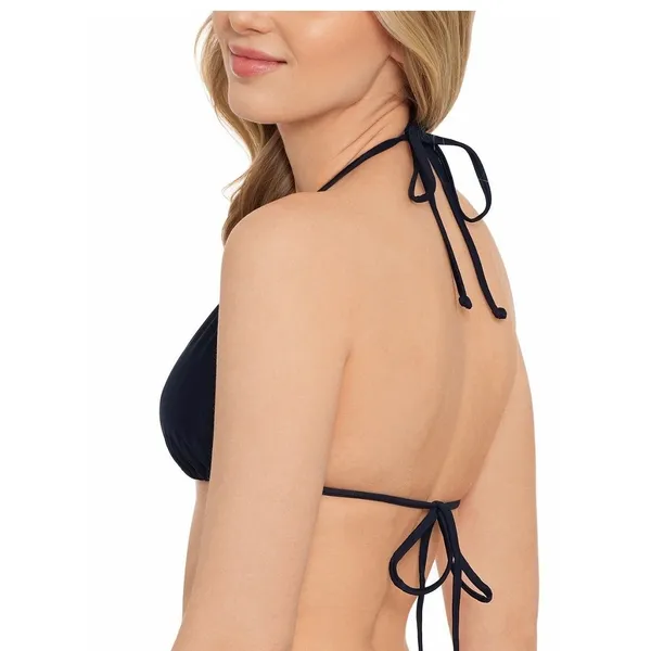 Salt + Cove Womens Black Multi-Way Triangle Bikini Top Swimwear Medium‎ NEW - Image 3