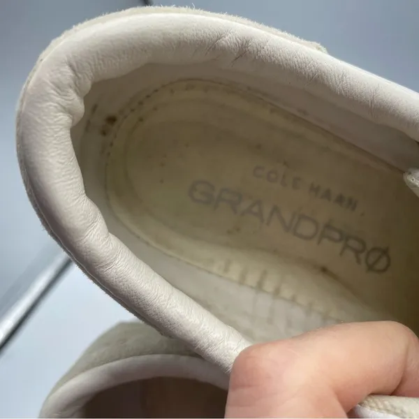 Cole Haan Grandpro White Leather Lace Up Sneakers Womens 9 Flats Shoes Classic - Image 6
